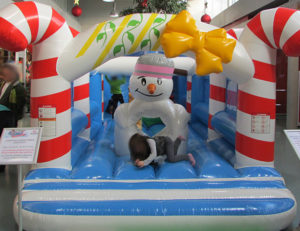 Bouncer Toboggan de Noël 2